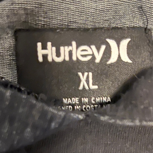 Men's Hurley Black Poncho Hoodie XL - Picture 2 of 3